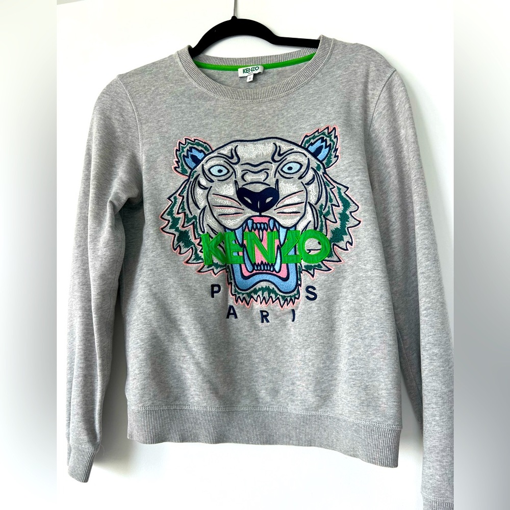 Kenzo tiger head sweatshirt size S